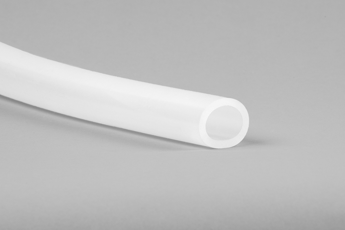 afbeelding van transparante silicone slang