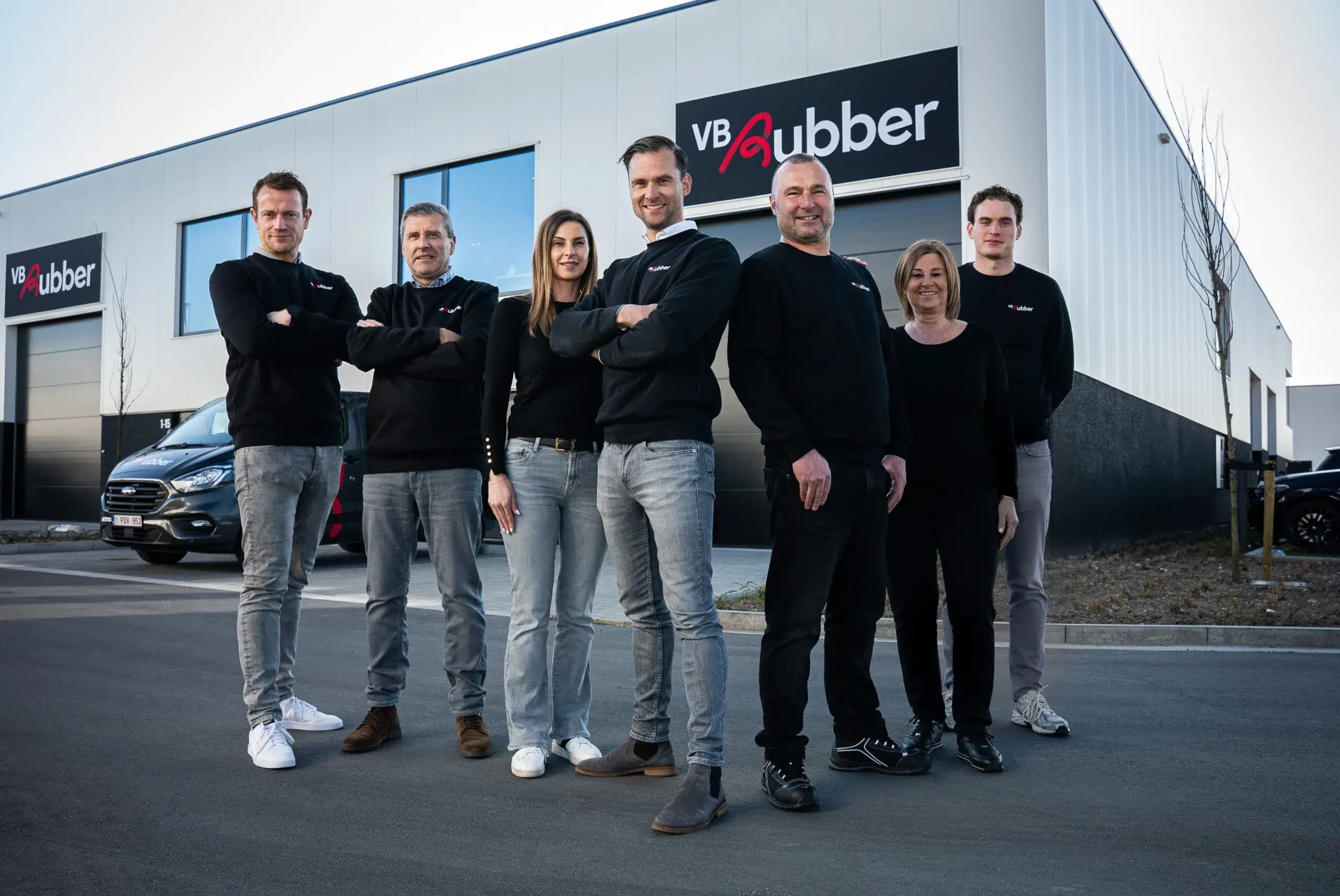 Contact met VB rubber